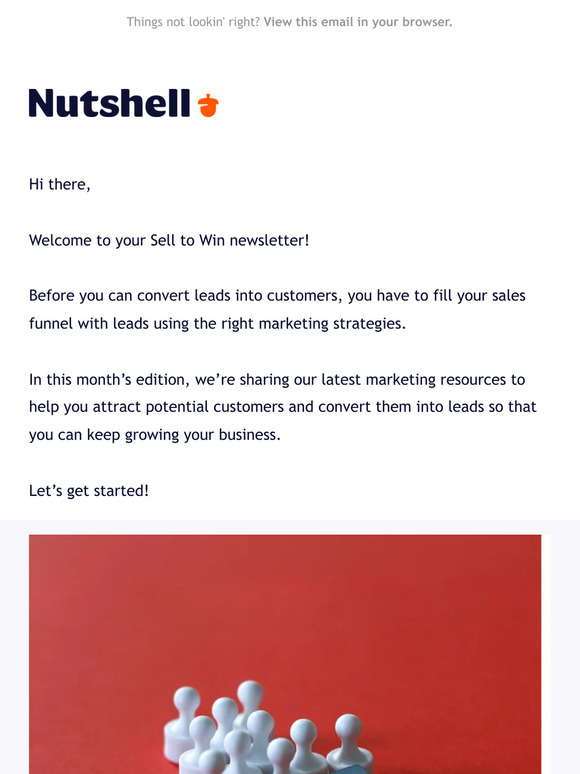 Sell to Win: Our latest marketing resources