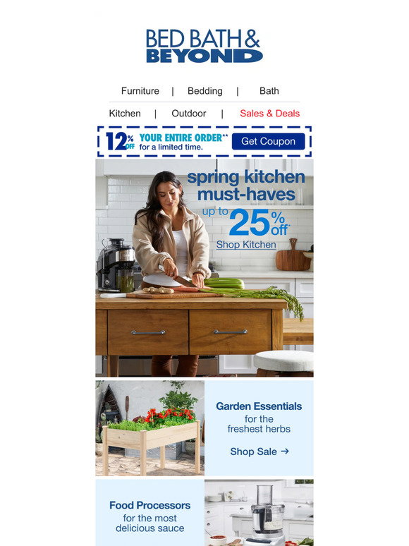 Bed Bath & Beyond: Essentials That Put a Spring in Your Kitchen’s Step ...