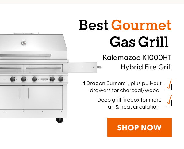 Best Gourmet Gas Grill - Our Pick: Kalamazoo K1000HT Hybrid Fire Grill