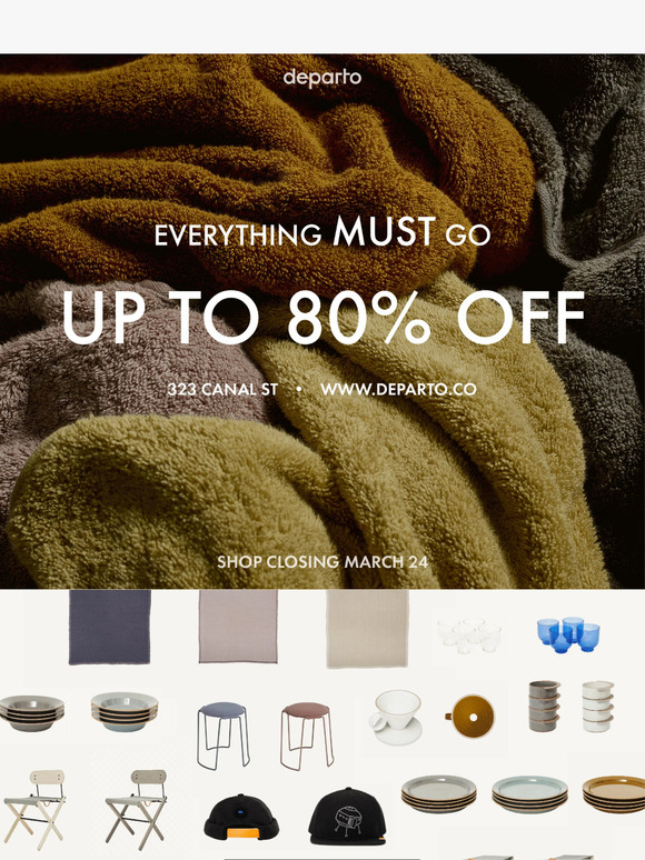 We're Closing. Everything Must Go!