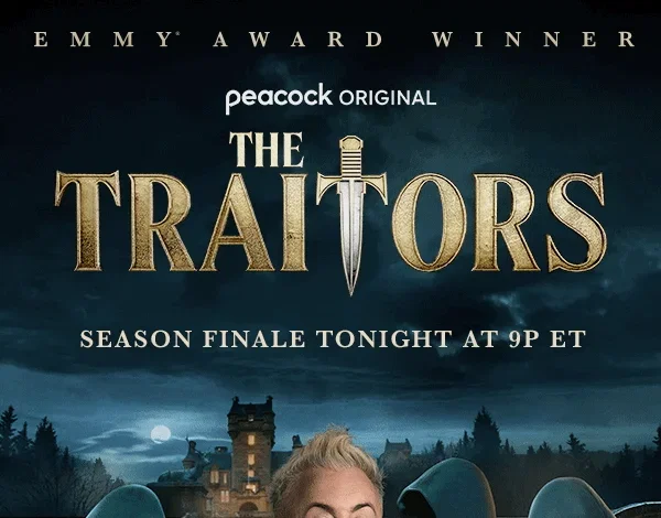 Emmy Award Winner – The Traitors – Season Finale Tonight at 9p ET