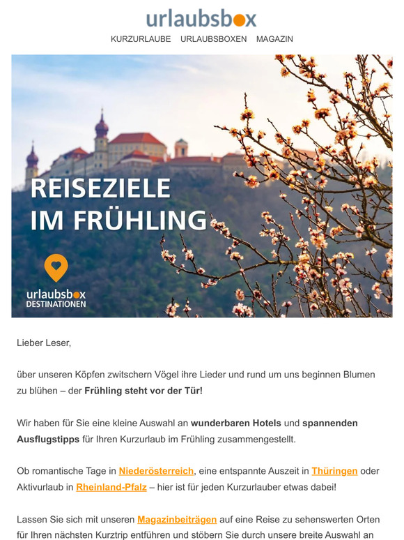 🌸 Die schönsten Reiseziele im Frühling ����