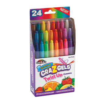 Cra-Z-Art Quality Scented Twist Crayons, Set of 24...Shop Here