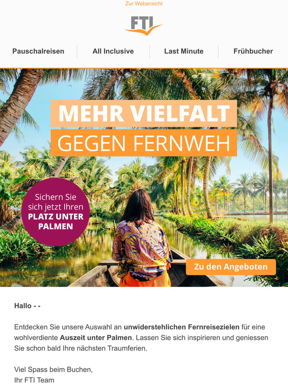 ☼ Unser Mittel gegen Fernweh - Jetzt Traumferien buchen! ☼