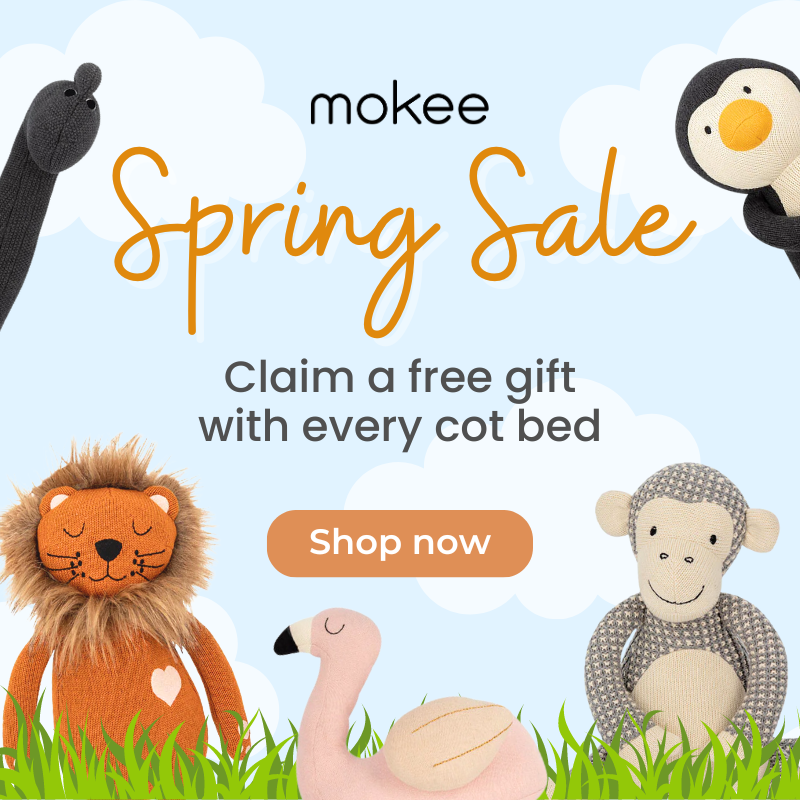 claim a free soft toy with every cot bed