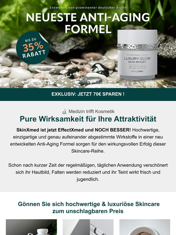😲 Bis zu 35% Rabatt auf die neue SkinXmed Reihe, —