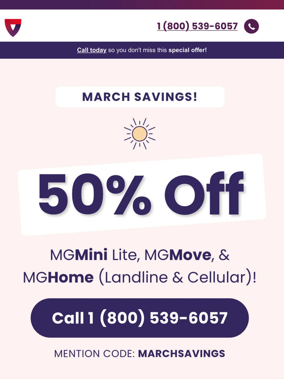 Friend, unlock Mega March Savings with 50% off most devices!