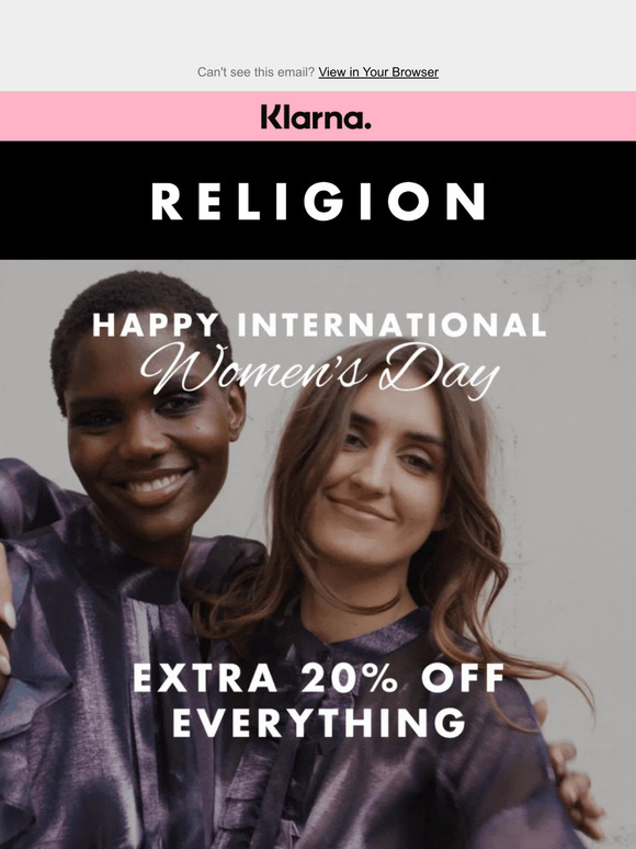 Extra 20% off Everything / Happy International Women's Day 💕