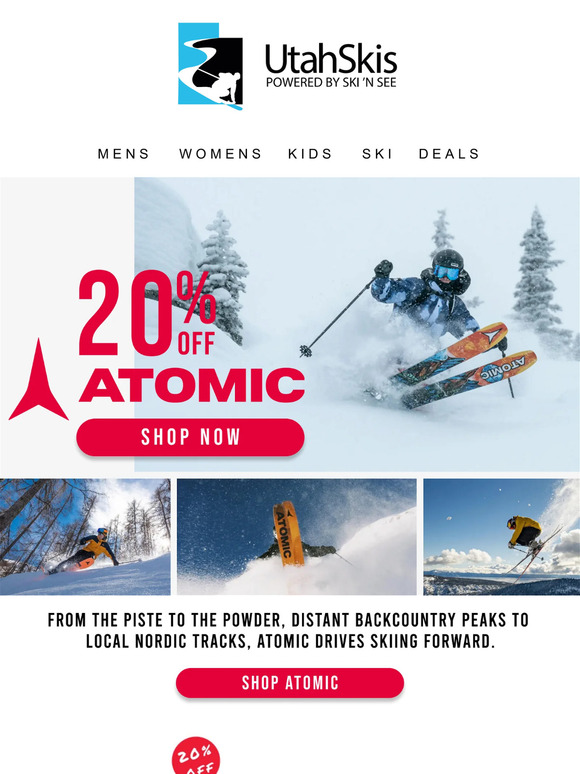 Don't Miss Out! Up To 48% Off Atomic Skis.