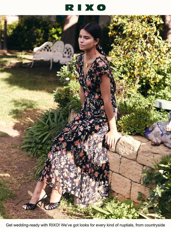 Rixo: OUR GUIDE TO WEDDING GUEST DRESSES | Milled
