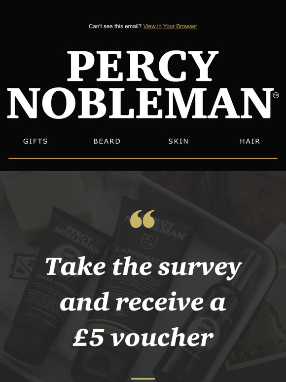Want a £5 Percy Nobleman voucher?