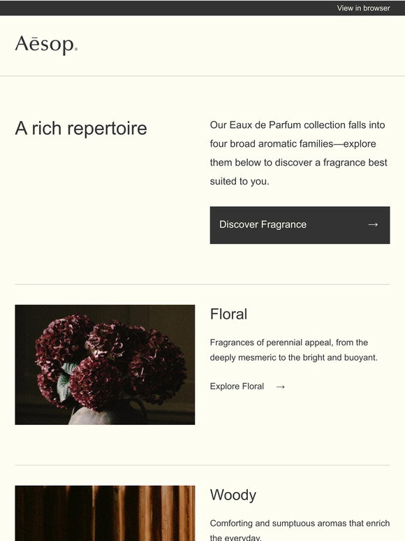 Aesop Email Newsletters: Shop Sales, Discounts, and Coupon Codes