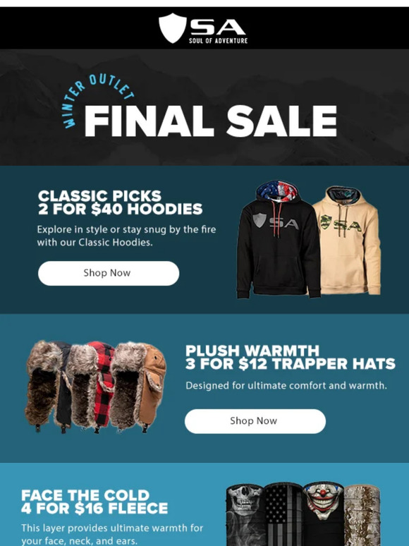 🎁 $40 Holiday Hoodie Pack - SA Fishing