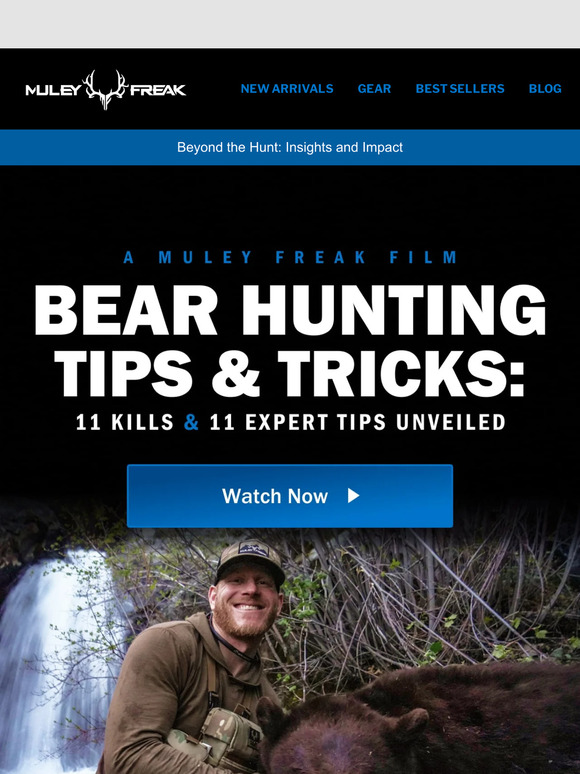 Muley Freak: 🐻 Watch Now: 11 Bear Kill Shots & Expert Hunting ...