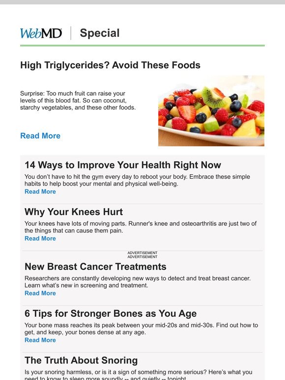High Triglycerides? Avoid These Foods