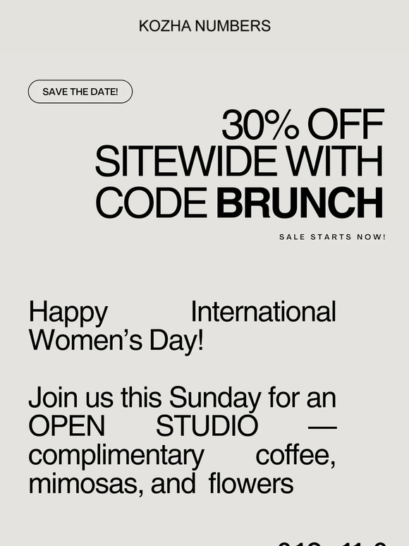 International Womens Day Brunch