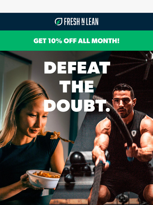 Defeat The Doubt - Progress Starts Today!