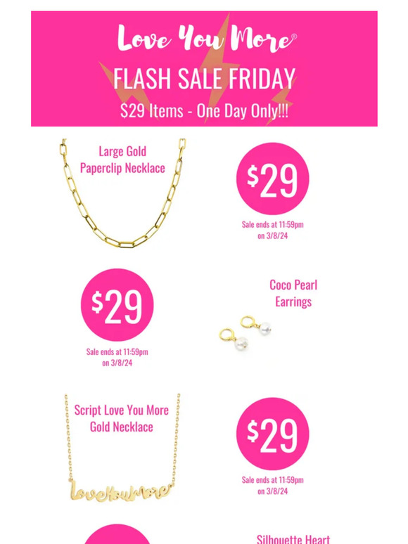 ⚡️ TODAY Flash Sale Friday,  LYM Friends!