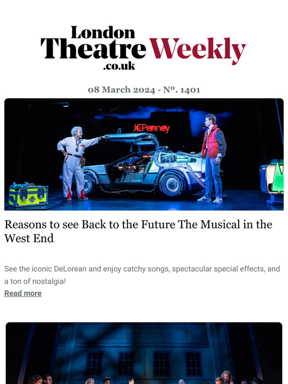 Discover why you need to see Back to the Future The Musical