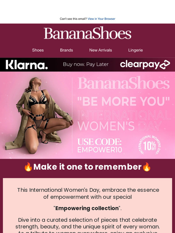 10% Off! - Celebrate International Women's Day