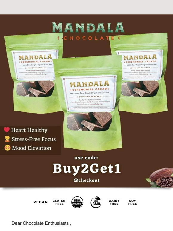 🍫Cacao Coupon  - Buy 2, Get 1 Free! 🍫🌿