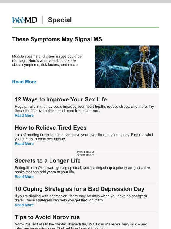 These Symptoms May Signal MS