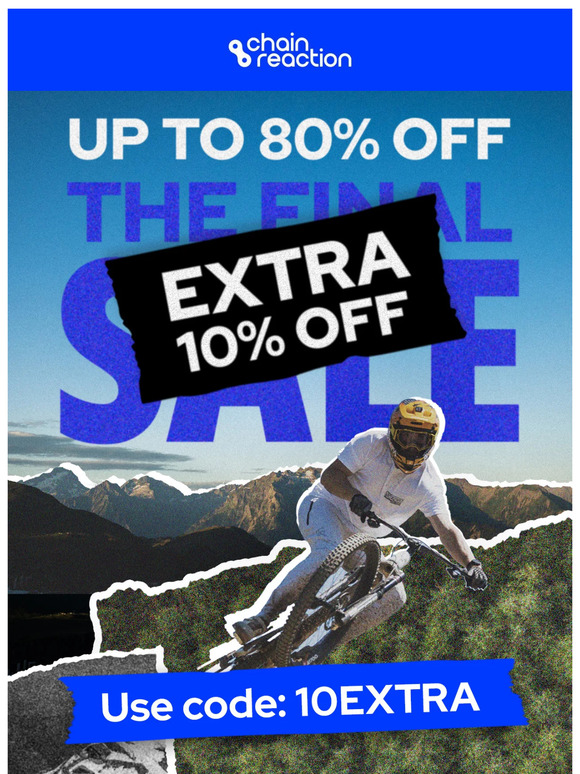 10% Extra off in your size!