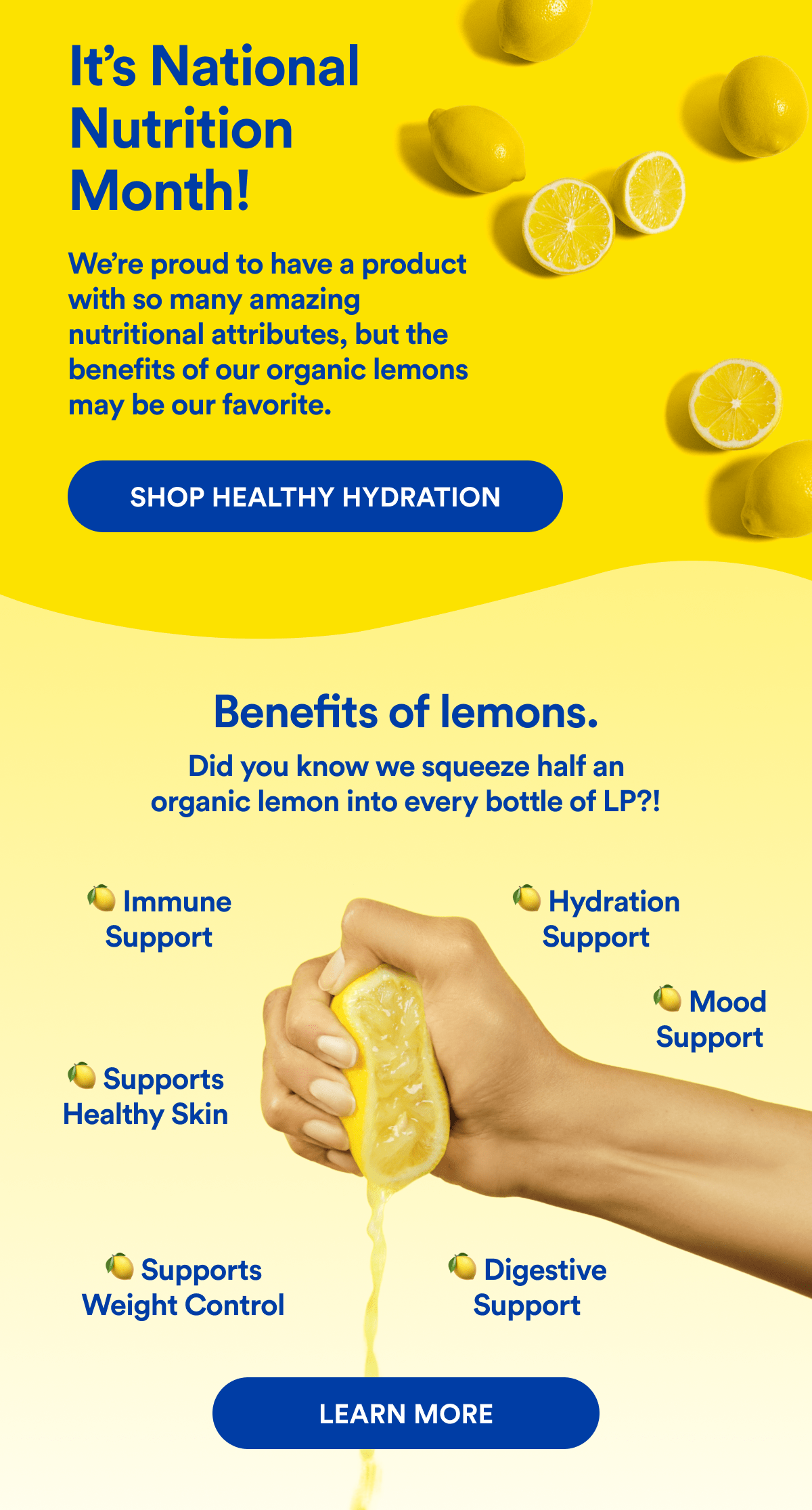 Lemon Perfect: Celebrate National Nutrition Month | Milled