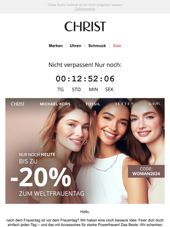 🚨 Bis zu 20 % Rabatt endet HEUTE – Letzte Chance!