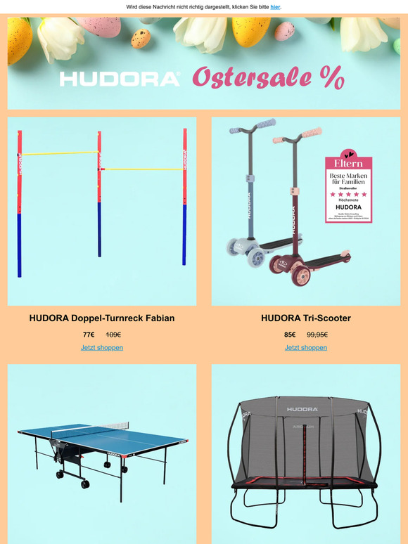 🐣 HUDORA Ostersale! Jetzt tolle Geschenke besorgen! 🐣