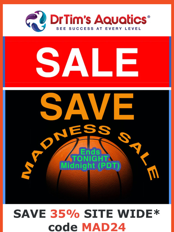 ENDS TONIGHT - Madness SALE | 35% Off Site Wide* on DrTim's, Reptile Systems and ASF