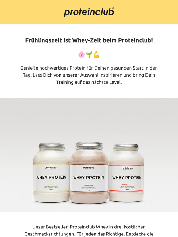Frühlings-Vibes beim Proteinclub 🌸🌱💪