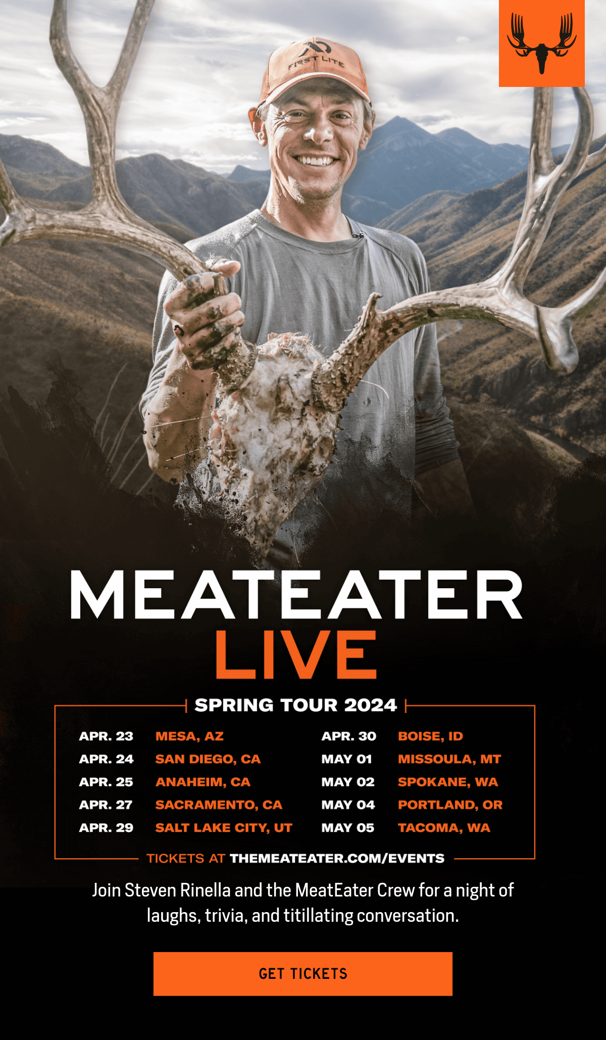 MeatEater Get your tickets for MEATEATER LIVE before they sell out