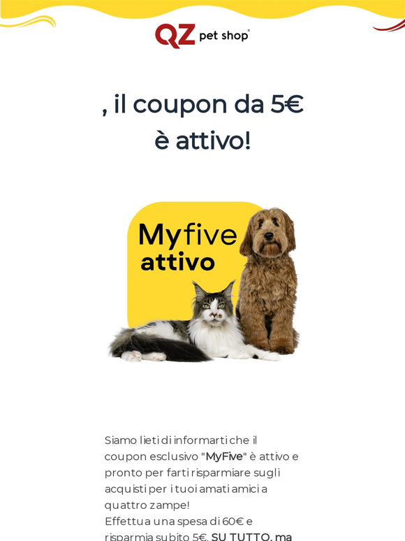 Sconto attivo: approfitta del coupon MyFive