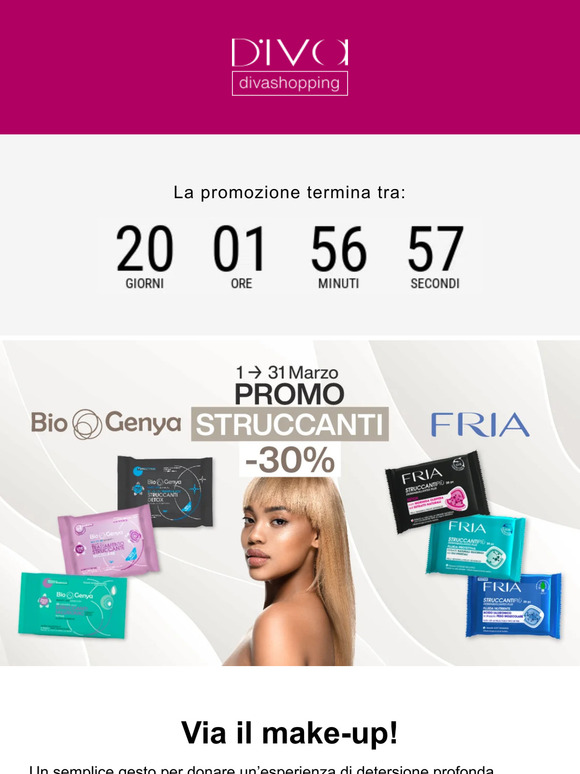 -30% Struccanti Fria e Biogenya ✨