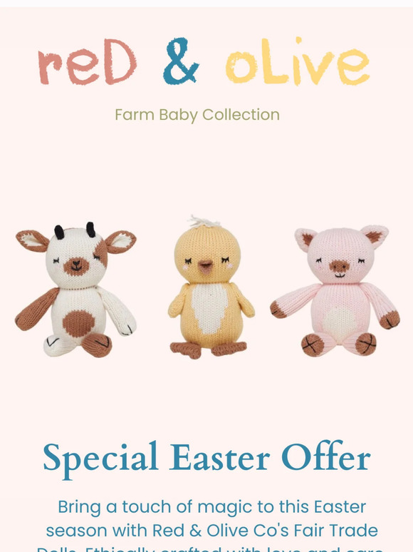 🐣 Easter Magic Awaits! Save 25% on Fair Trade Dolls for a Limited Time