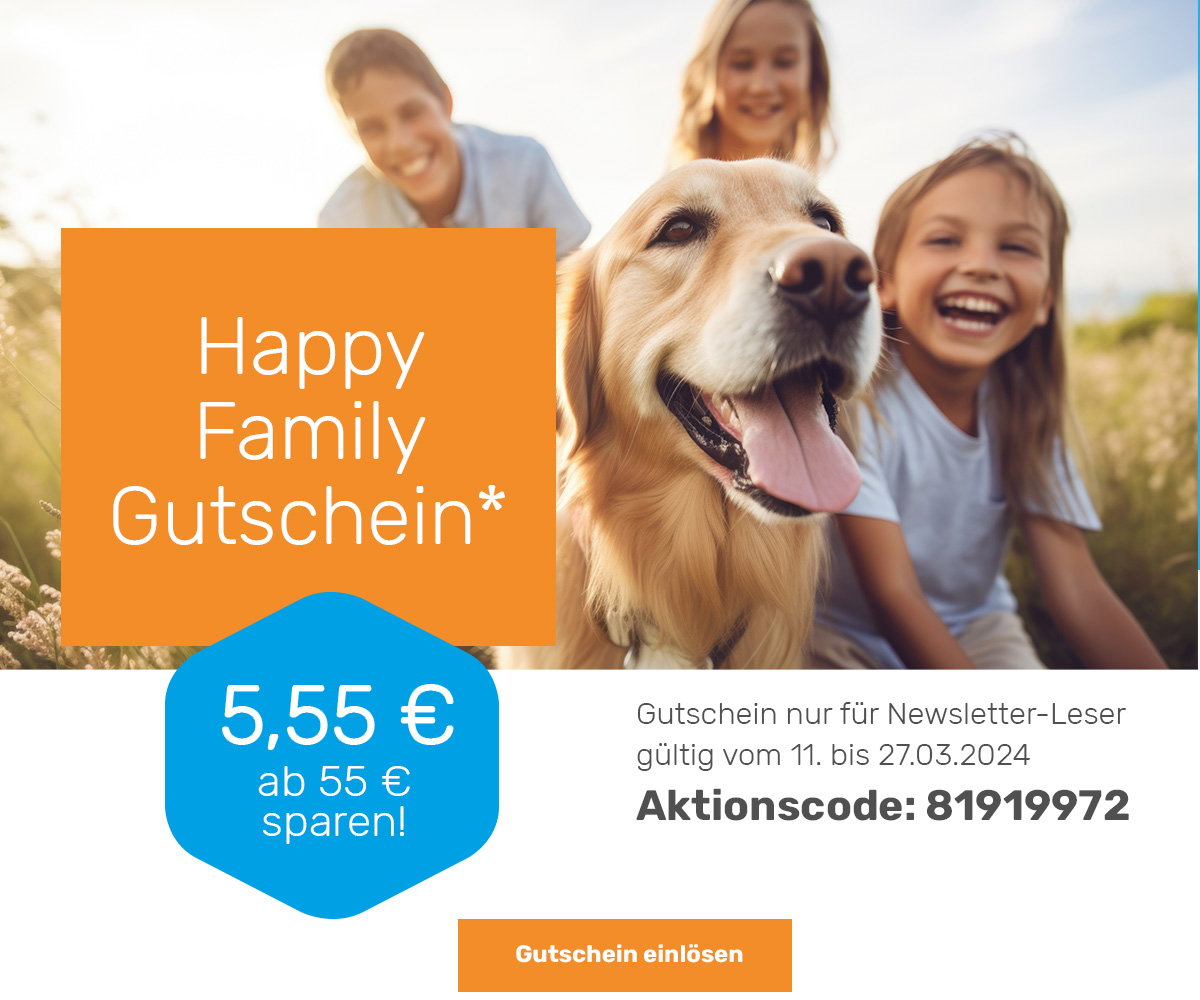5,55 € ab 55 € Einkaufsvorteil