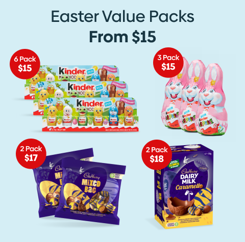 Easter Value Packs From $15