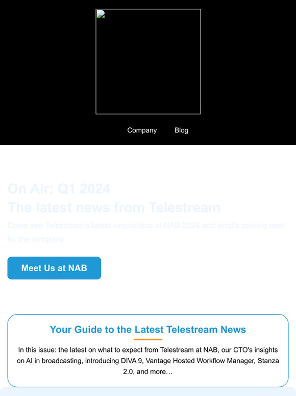 On Air: Telestream Unveils New AI and Cloud Solutions at NAB Show 2024