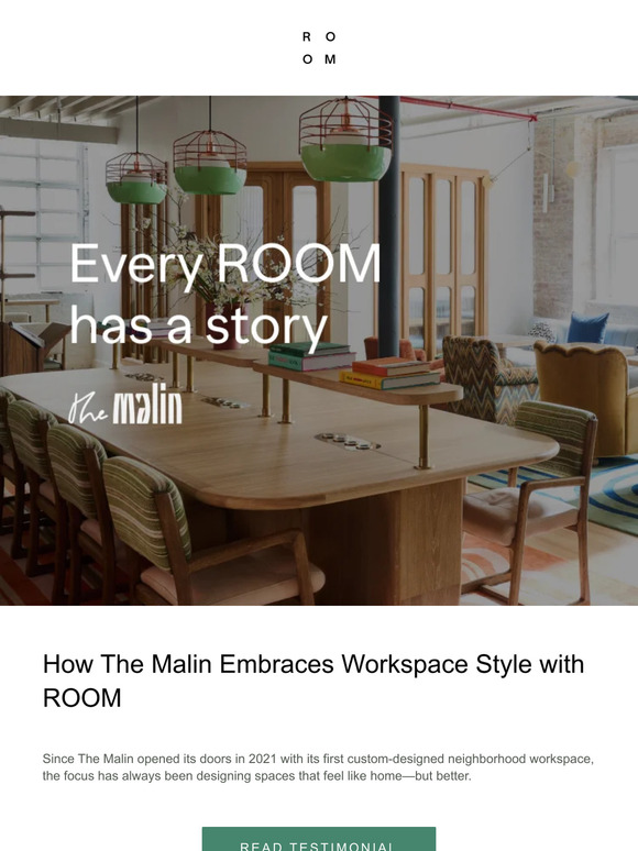 How The Malin Embraces Workspace Style with ROOM