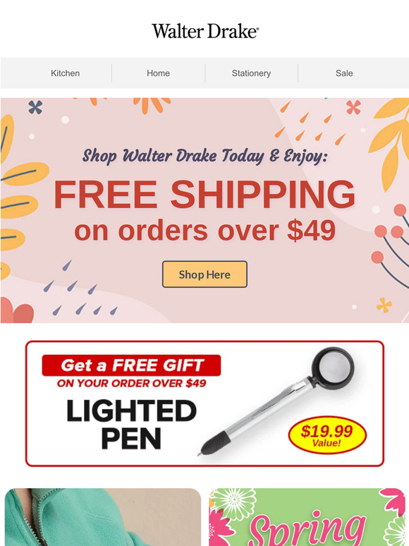 Walter Drake Enjoy Free Shipping! Milled