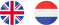 English and Dutch flag
