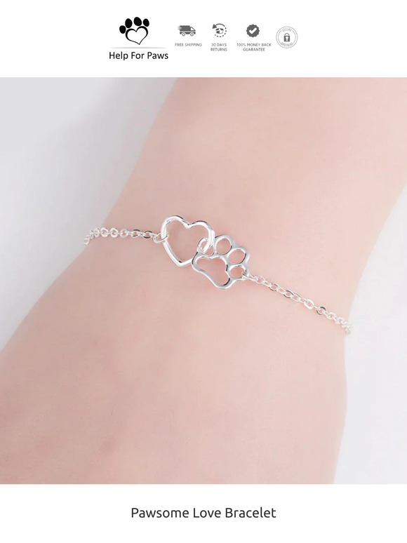 Pawsome Love Bracelet🐾 NEW In Stock!