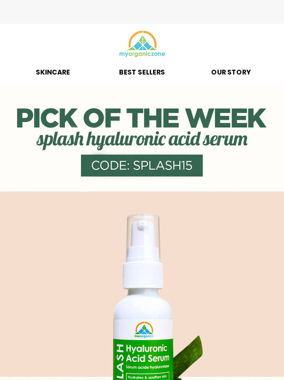15% OFF Hyaluronic Acid 💚