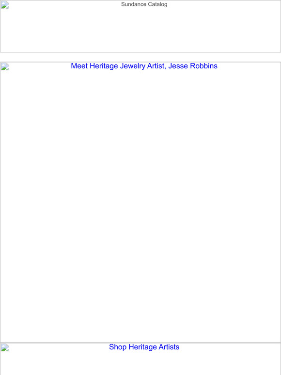 Sundance Exclusively Sundance Heritage Jewelry… Milled