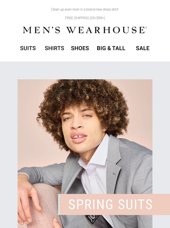 Men's Wearhouse Spring into fresh styles 🌼 Milled