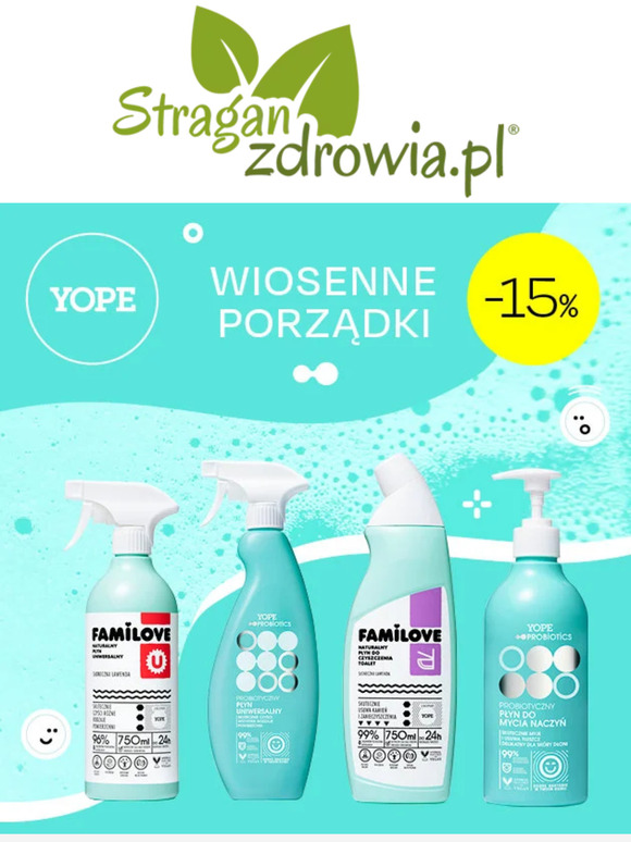 Wiosenne Porządki z Yope: Skorzystaj z 15% Rabatu