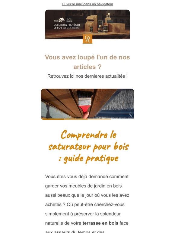 Comprendre le saturateur pour bois : guide pratique.