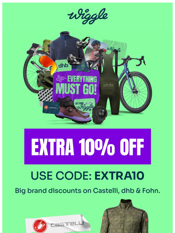 Sale now even better with 10% extra off!
