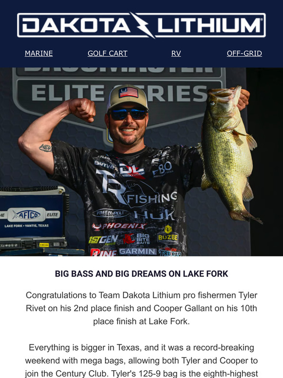 Dakota Lithium Online Selling Partner: Bassmaster History Is Made On ...